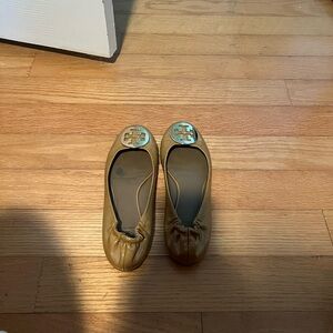 Tory Burch Tan Ballet Flats